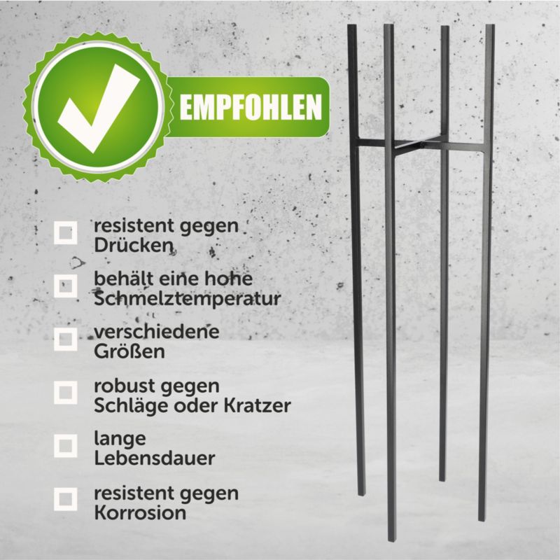 KADAX metalblomstestativ til stue 87 cm, 1 stk.