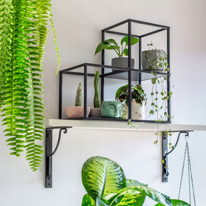 KADAX stående metal planteholder modulopbygget loftstil 20 cm 1 stk.