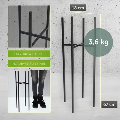 KADAX metalblomstholder til stue 67 cm, 1 stk.