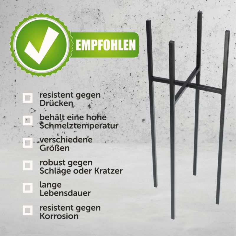 KADAX metalblomstholder til stue 67 cm, 1 stk.
