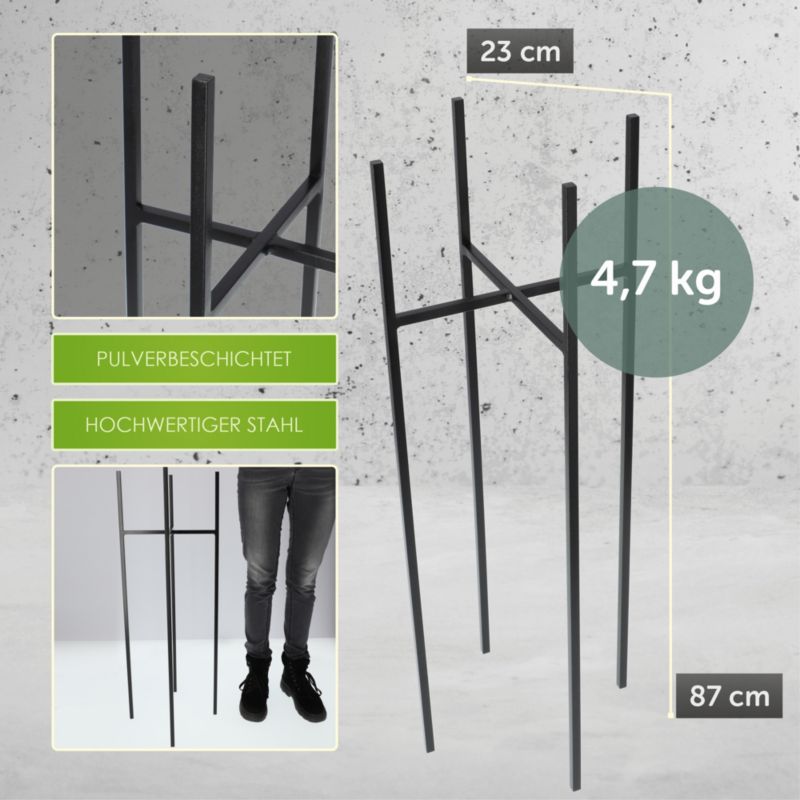 KADAX metalplanteholder til stue, 87 cm, 1 stk.