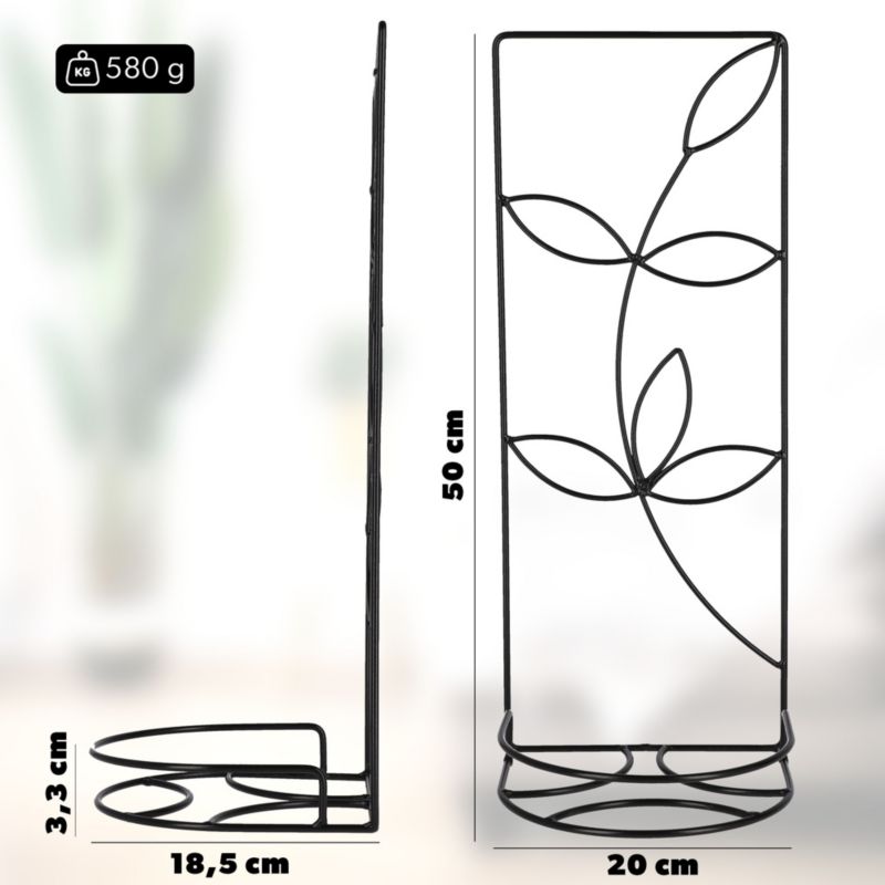 KADAX planteholder metal, væghængt, 50 cm, 1 stk.