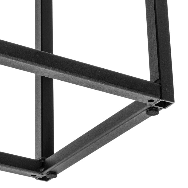 KADAX bred planteholder med potte 60x50 cm, stålplanteholder, sort, 1 stk.