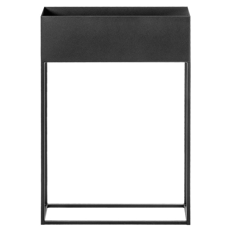 Bred KADAX planteholder med potte 60x90 cm, stålplanteholder, sort 1 stk.