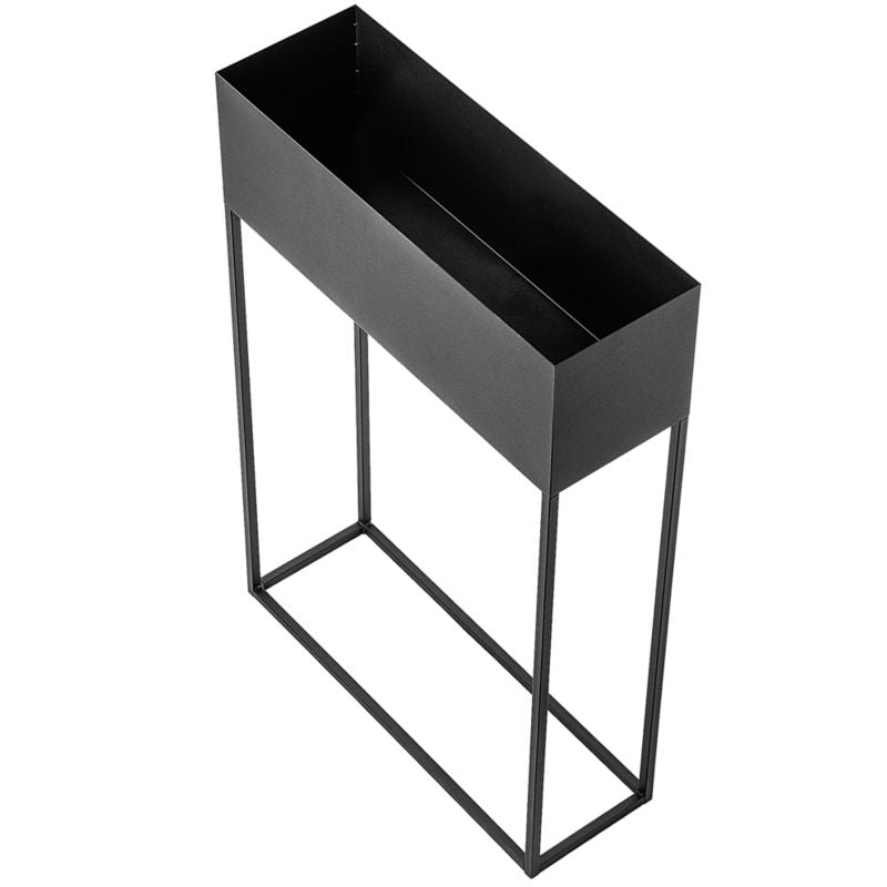 Bred KADAX planteholder med potte 60x90 cm, stålplanteholder, sort 1 stk.