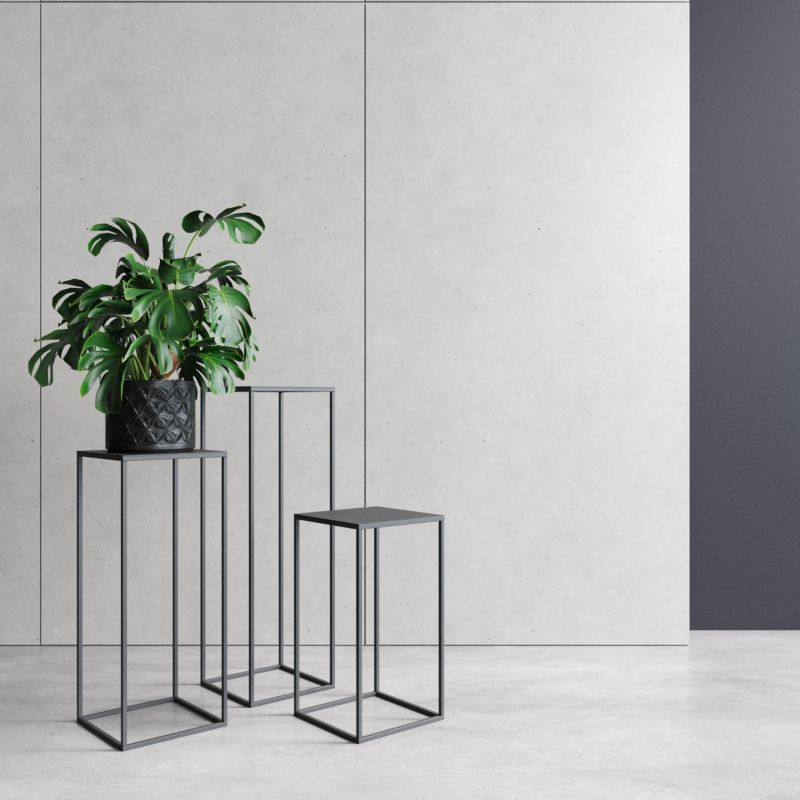Your Loft Design sort planteholder 25x25x62 Brest M 1 stk.