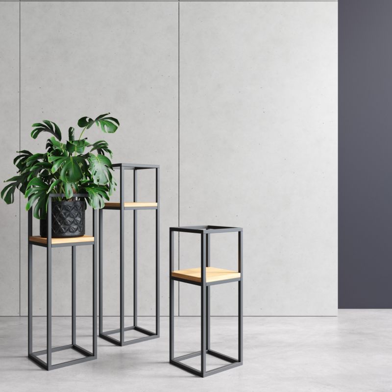 Your Loft Design planteholder Black Oak 22x22x60 Anet S 1 stk.