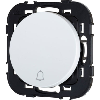 Jacobsen Espen hvid trykknapafbryder til indbygning