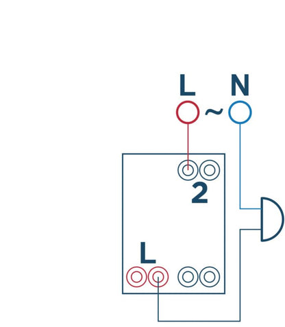 Jacobsen Espen trykknapafbryder i mat-sort