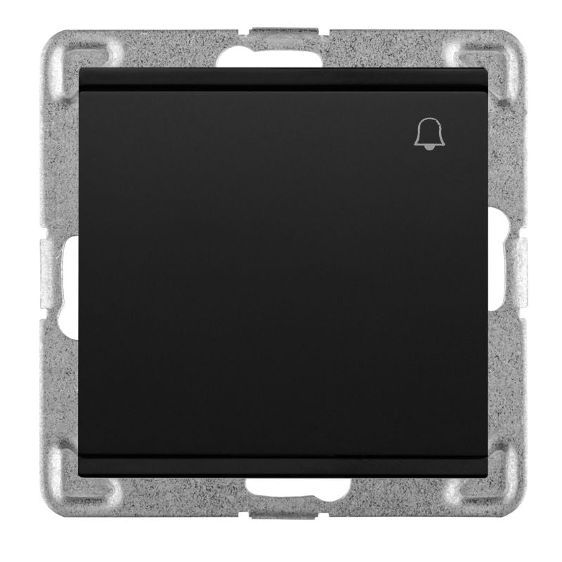 Polmark Verona trykknapafbryder i mat‑sort