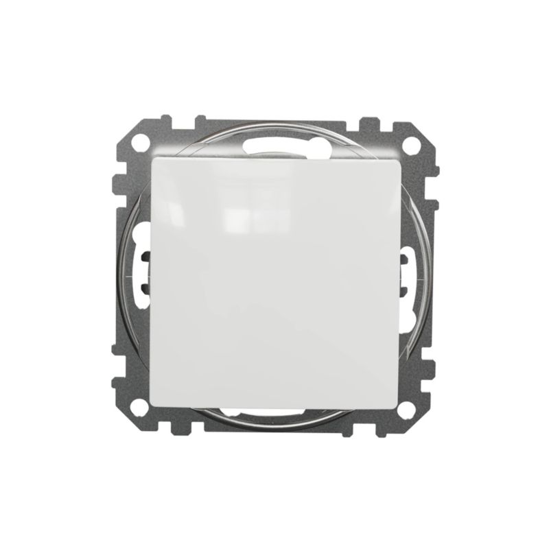 Krydsafbryder Schneider Electric Sedna Design&Elements hvid