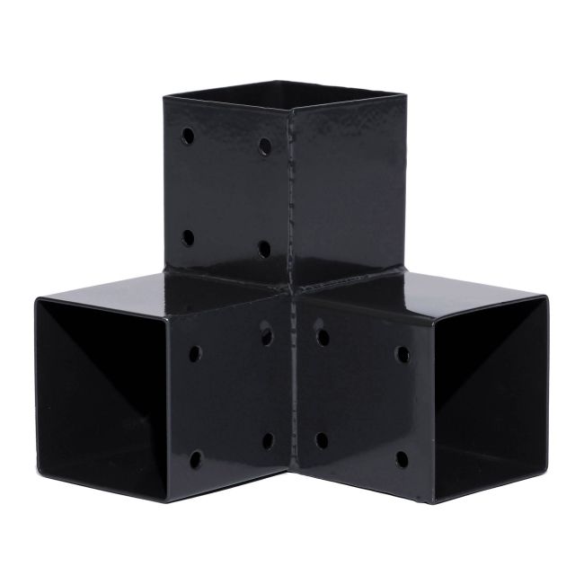 Metallisk hjørnebeslag til Blooma kanttræ 7 x 7 cm