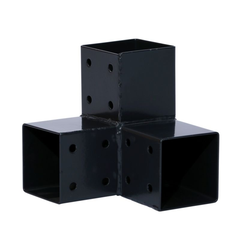 Hjørnebeslag til Blooma kanttræ i metal 9 x 9 cm