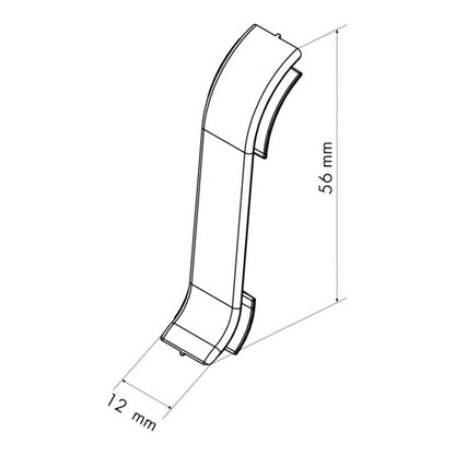 Sokkel Samleled Marengo Mat 5,7 mm