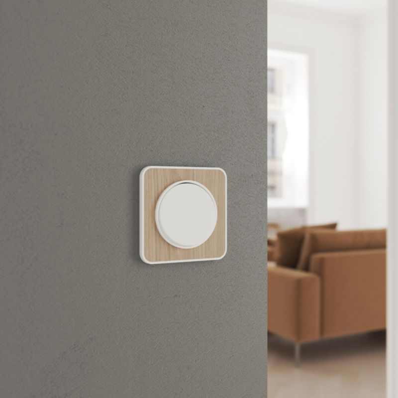 Jacobsen Espen dobbelt indbygget afbryder i hvid