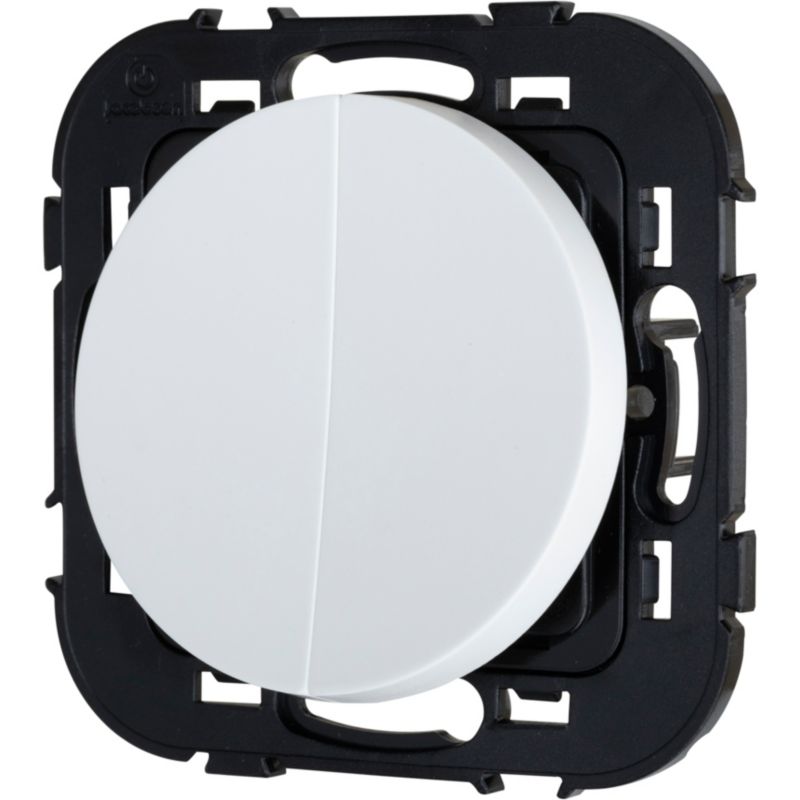 Jacobsen Espen dobbelt indbygget afbryder i hvid