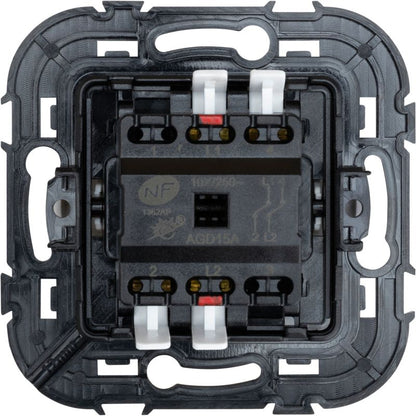 Jacobsen Espen dobbelt indbygget afbryder i hvid