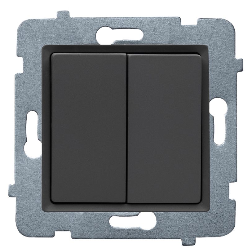 Dobbelt underputningsafbryder Polmark Rosa basalt