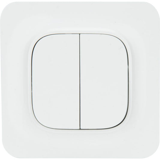 Dobbelt trappeafbryder Jacobsen Kennet hvid