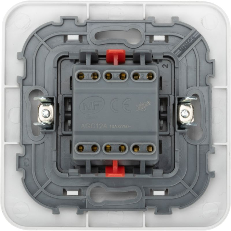 Dobbelt trappeafbryder Jacobsen Kennet hvid