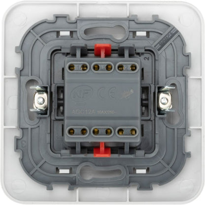 Dobbelt trappeafbryder Jacobsen Kennet hvid