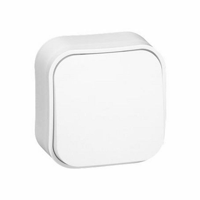 Enkelt overflademonteret kontakt Legrand Forix i hvid