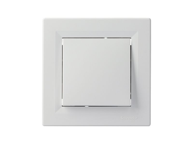 Schneider Electric Asfora enkelt indbygget afbryder i hvid