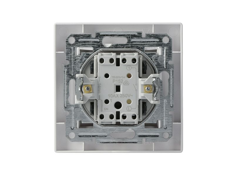 Schneider Electric Asfora enkelt indbygget afbryder i hvid