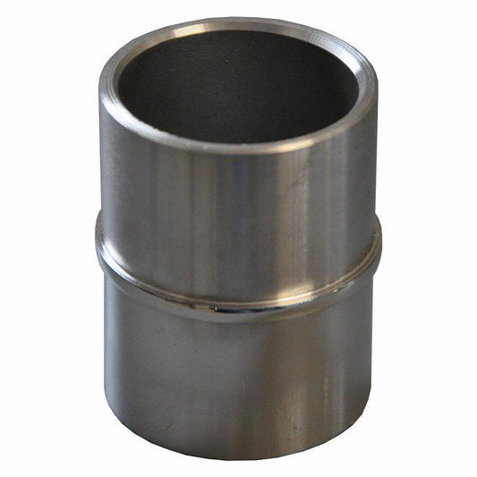 Knap rustfri stål håndlisteforbinder Ø42,4 mm blank 2 stk.