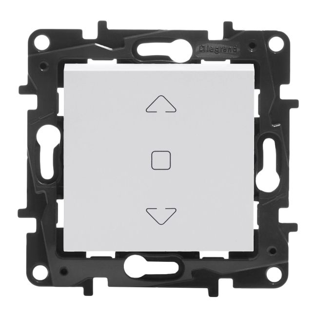 Legrand Niloe Step hvid rullejalousi kontakt