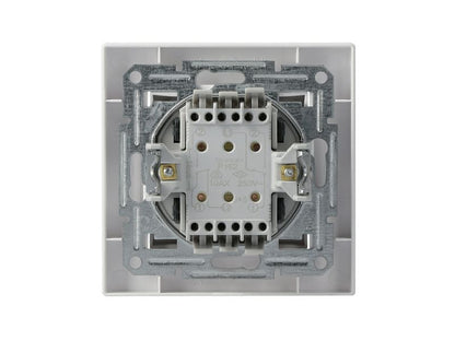 Dobbelt trappeafbryder Schneider Electric Asfora hvid