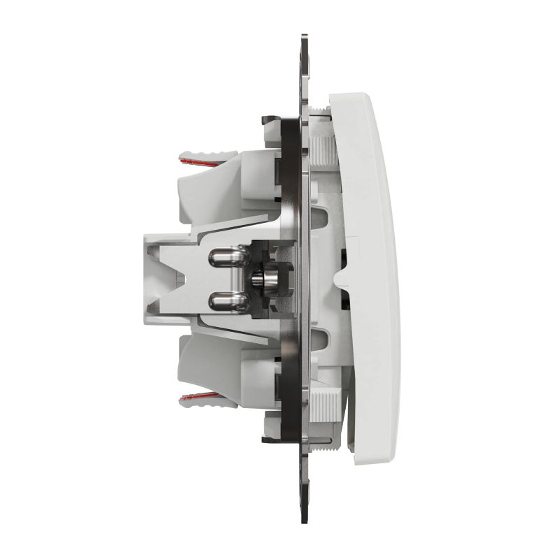 Dobbelt trappeafbryder Schneider Electric Sedna Design&Elements hvid