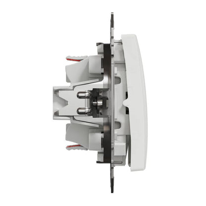 Dobbelt trappeafbryder Schneider Electric Sedna Design&Elements hvid