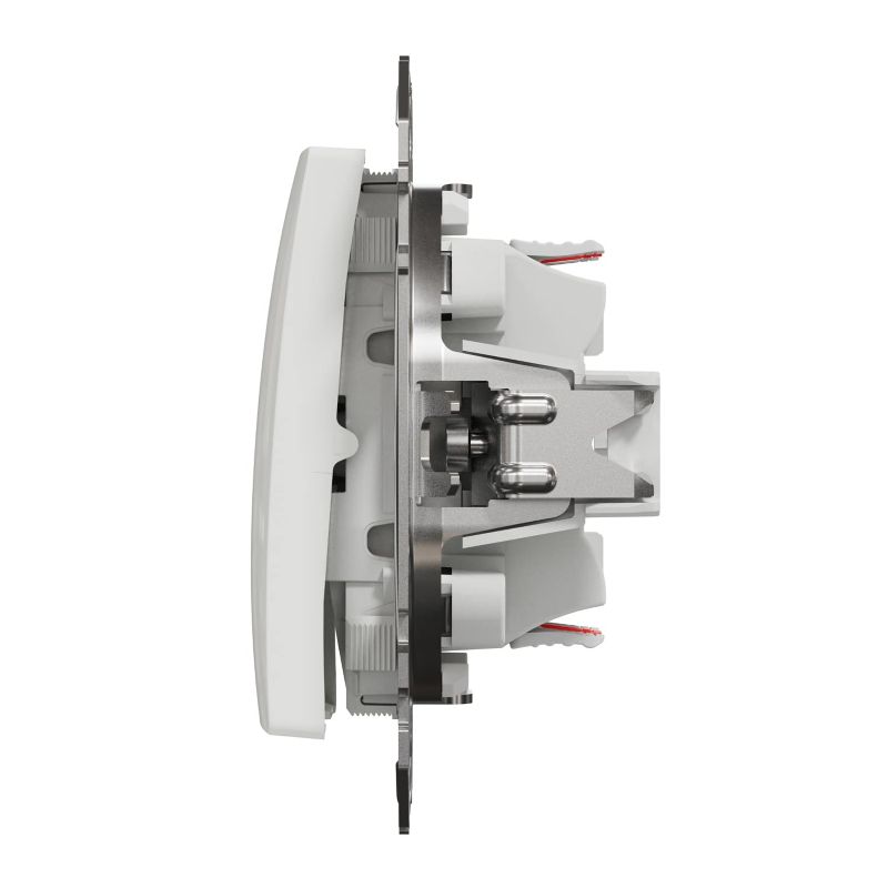 Dobbelt trappeafbryder Schneider Electric Sedna Design&Elements hvid