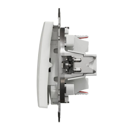 Dobbelt trappeafbryder Schneider Electric Sedna Design&Elements hvid