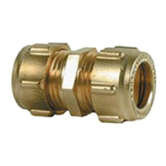 Skruet kobberkobling 15 x 15 mm