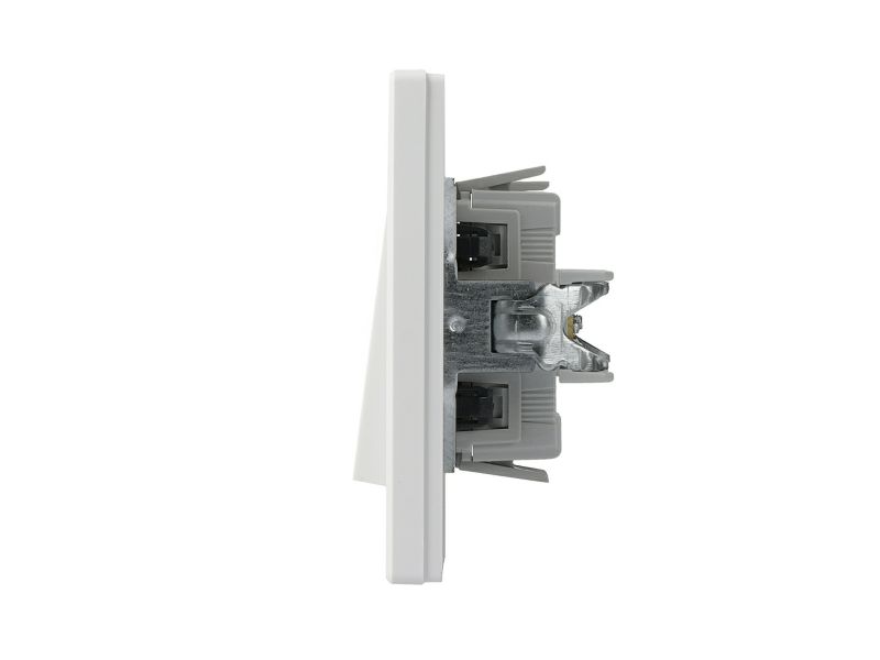 Schneider Electric Asfora hvid indbygget jalousiafbryder