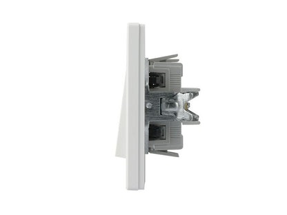 Schneider Electric Asfora hvid indbygget jalousiafbryder