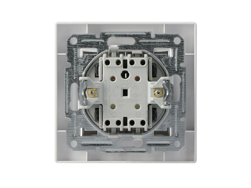 Schneider Electric Asfora hvid indbygget jalousiafbryder