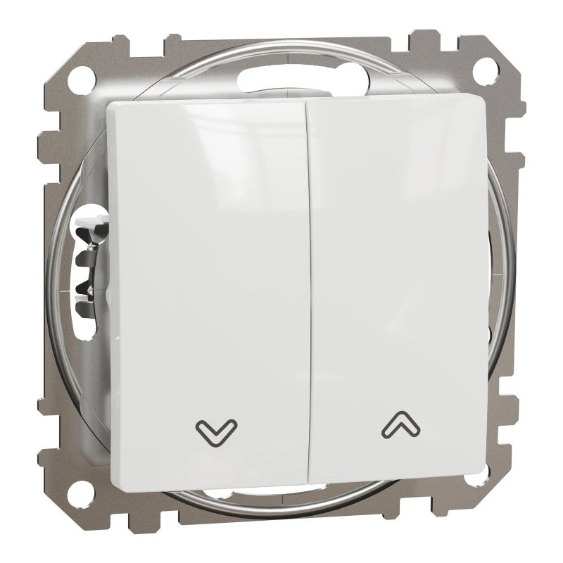 Schneider Electric Sedna Design&Elements hvid jalousiafbryder