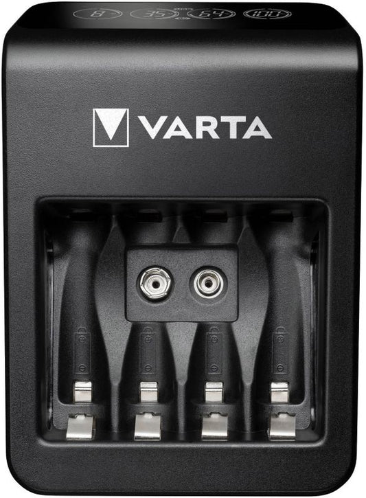 VARTA LCD PLUG Charger+ oplader med 4 x AA 2100 mAh
