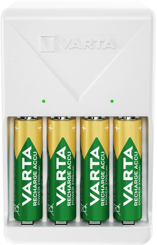Varta Plug Charger oplader til 4 x A-batterier