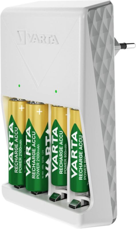 Varta Plug Charger oplader til 4 x A-batterier