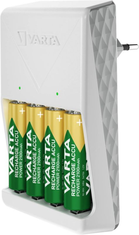 Varta Plug Charger oplader til 4 x A-batterier