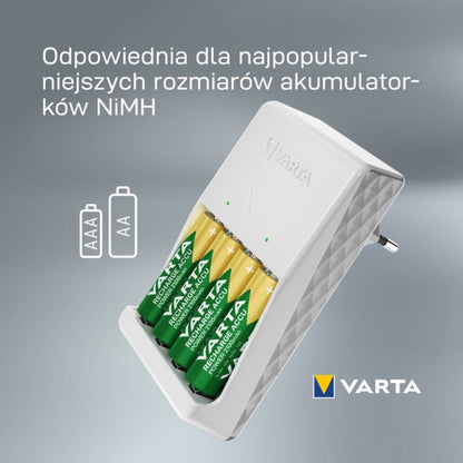 Varta Plug Charger oplader til 4 x A-batterier