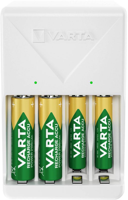 Varta Plug Charger oplader til 4 x A-batterier
