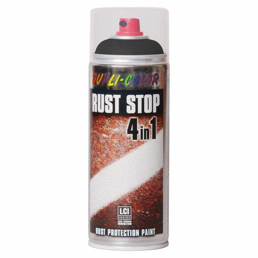 Dupli Color Rust Stop antikorrosionslak RAL 9005 sort 0,4 l