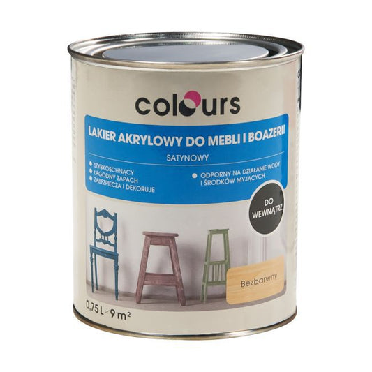 Colours satinmat lak 0,75 l