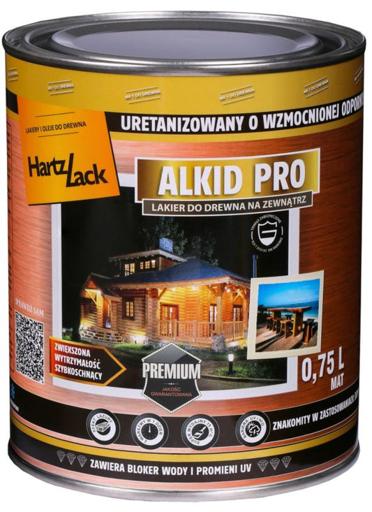 HartzLack mat trælak 0,75 l
