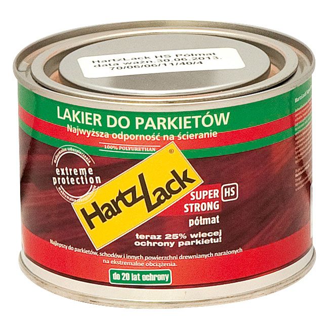 HartzLack Super Strong halvmat lak til parketgulve 0,35 l